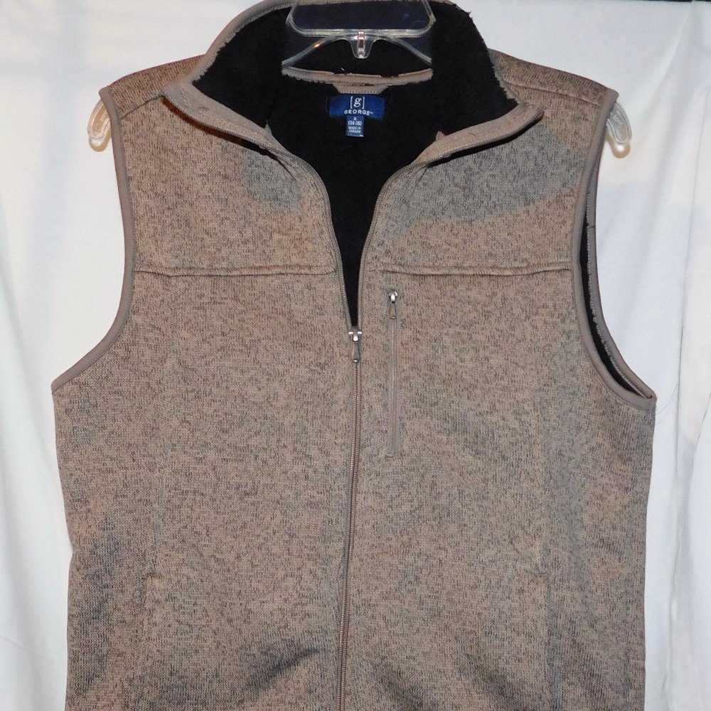 Tan vest for men. Fall/Winter wear.